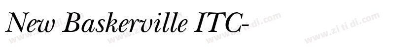 New Baskerville ITC字体转换